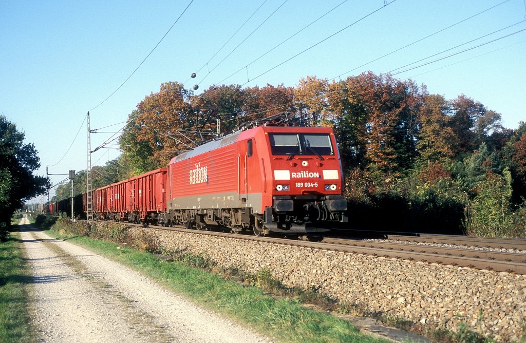  189 004  bei Rastatt  14.10.07