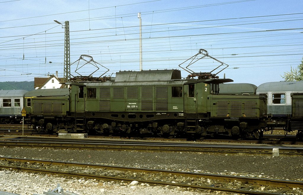  194 039  Geislingen  30.04.83