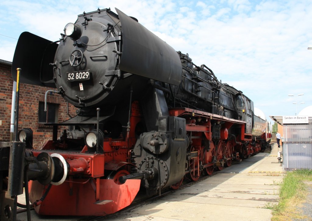 19.5.2012, 52 8029 des Eisenbahnvereins „Hei Na Ganzlin  e.V. in Berlin-Lichtenberg