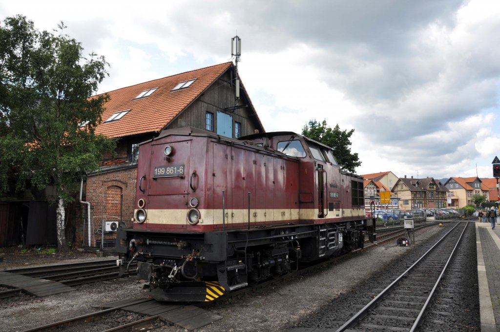 199 861-6 in Wernigerode (09.06.2012)