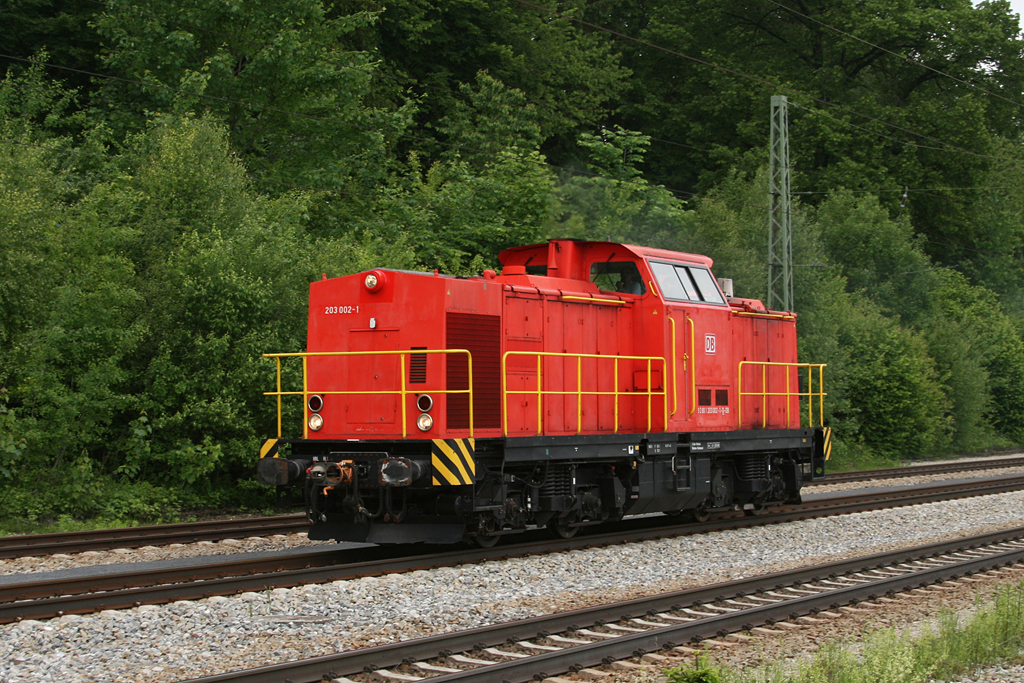 203 002 der S-Bahn Mnchen am 04.06.2010 in Aling.