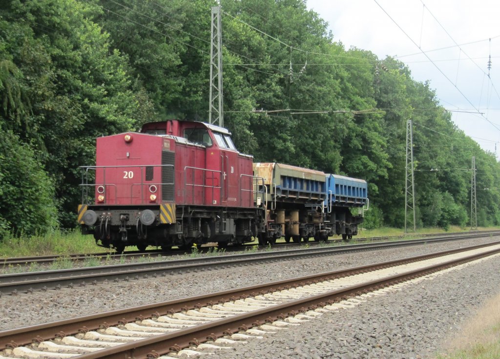 203 122 der BBL am 30.07.2013 auf der KBS 385 bei Mnster Hornheide.