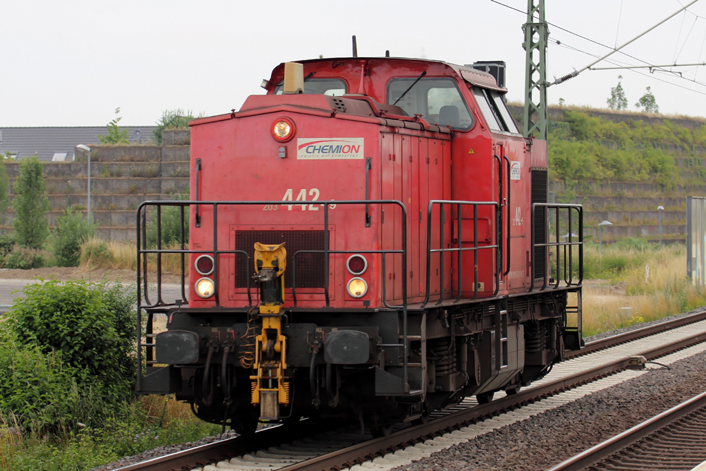 203 442-9 in Neuss-Allerheiligen 13.7.2013