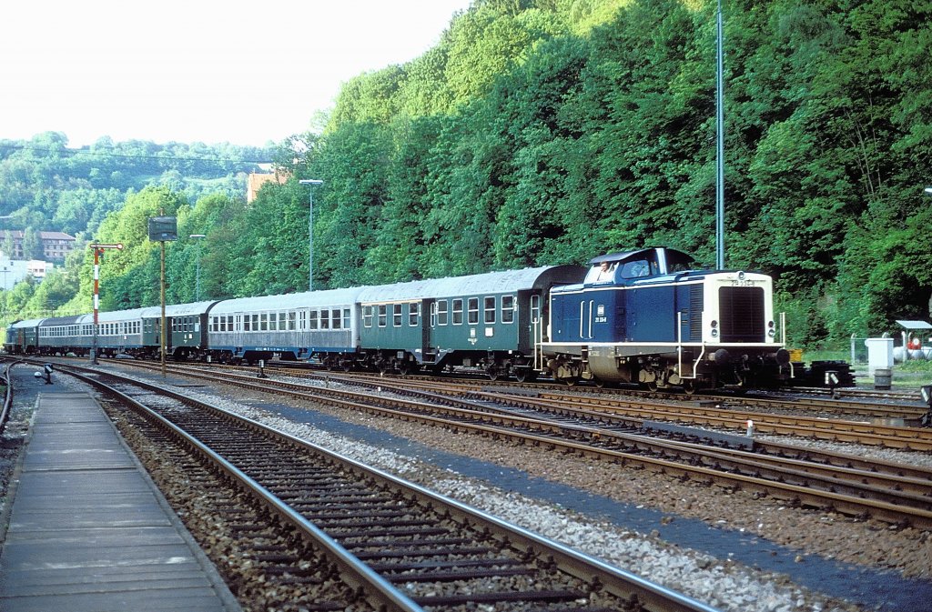 211 334 + 211 341  Alter Bhf Calw  31.05.85