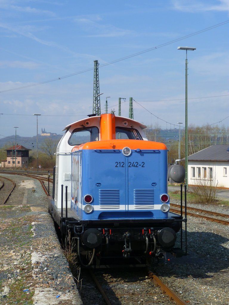 212 242-2 der NBE stand am 18.04.13 in Lichtenfels