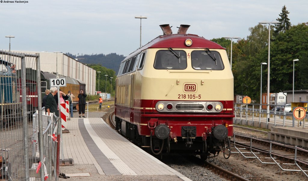 218 105-5 in Korbach 2.9.12