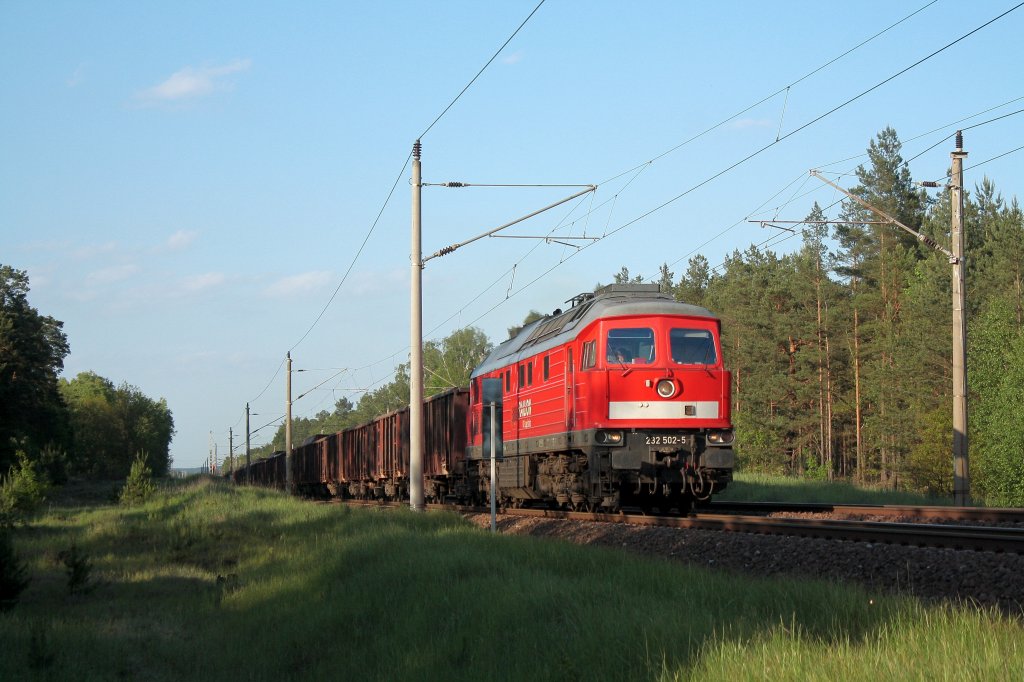 232 502 am 25.05.2011 zwischen Eberswalde und Bernau.