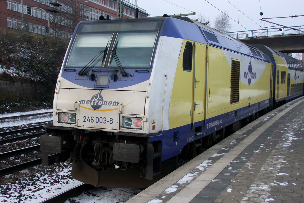 246 003-8 in Hamburg-Harburg 26.1.2013