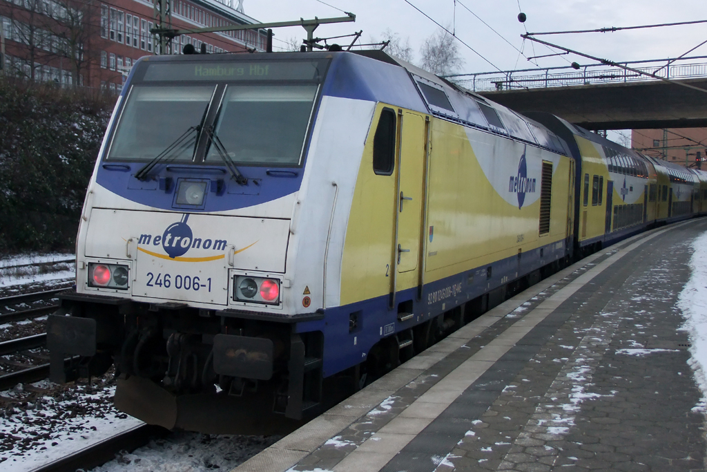 246 006-1 in Hamburg-Harburg 26.1.2013