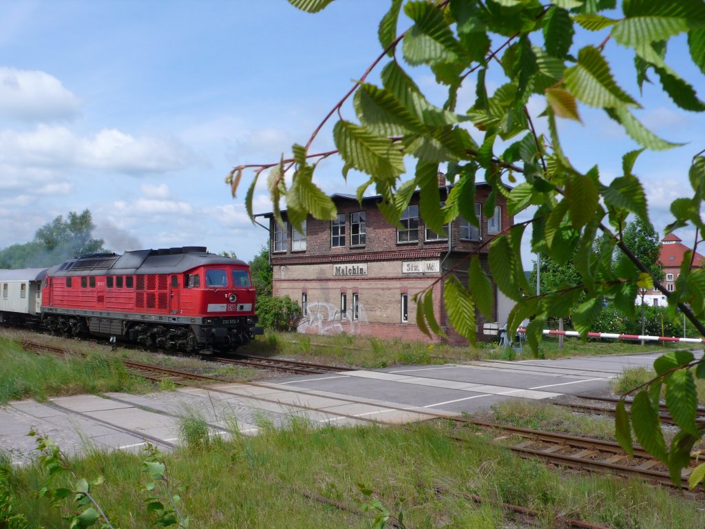 27.5.2008 Unkrautbekmpfung im Bf Malchin