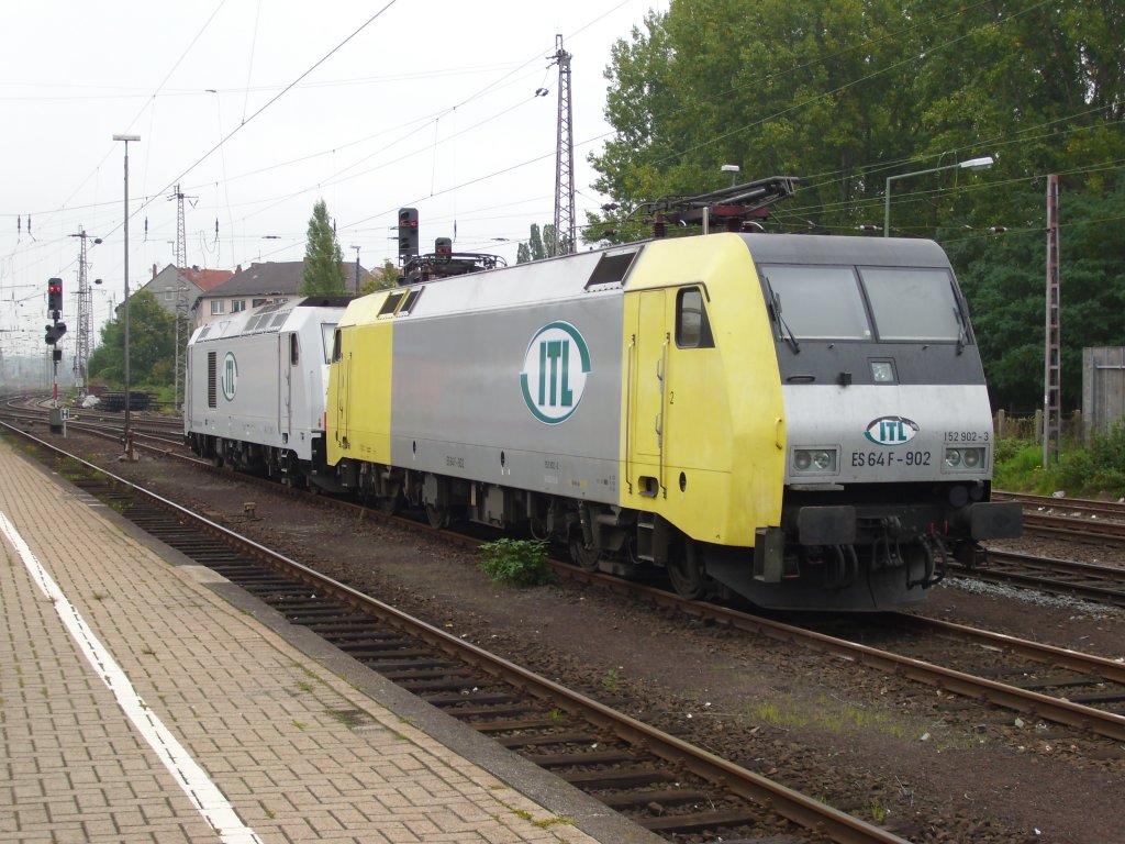 2xES64 von ITl in Osnabrck Hbf.