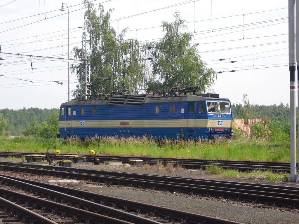 363 044-9 rangiert im Bahnhof Cheb, am 09.06.10.