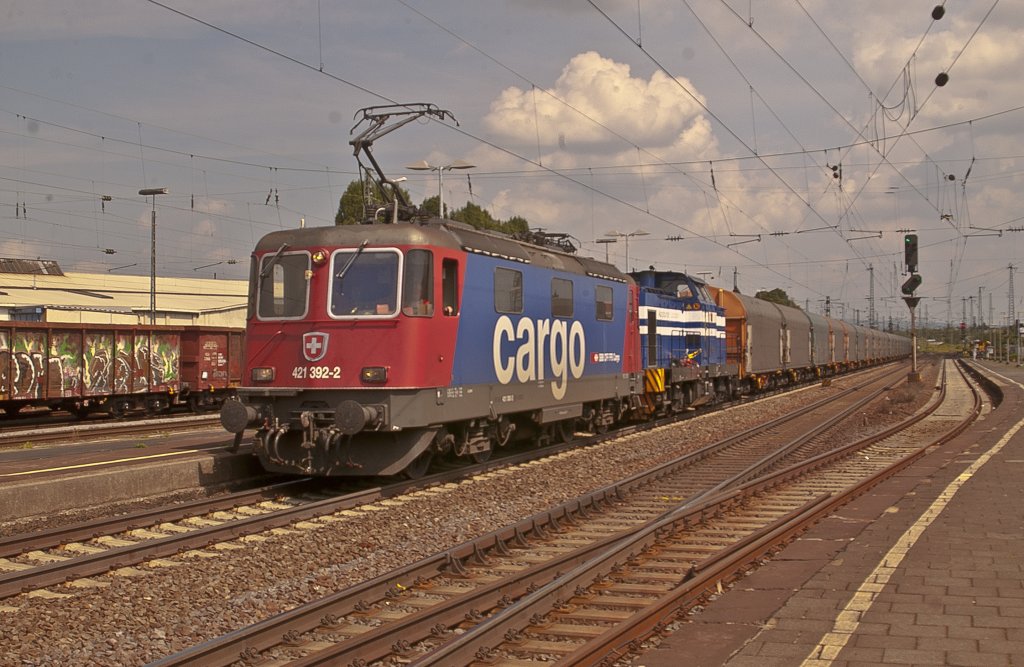 421 329-2 im Neuwieder HBF. am 4.8.11