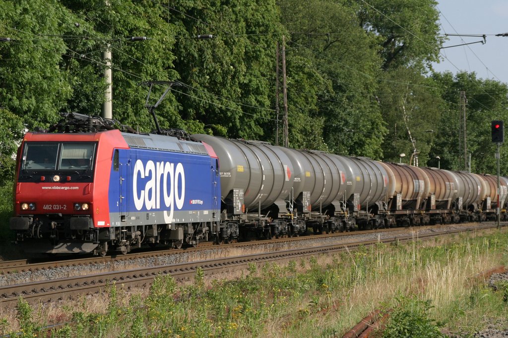 482 031 mit Kewa am 5.7.11 in Ratingen-Lintorf