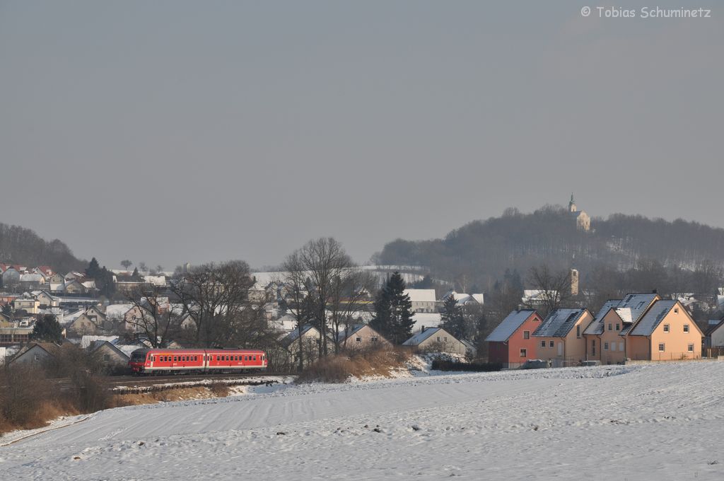 610 001 am 10.02.2012 als RE bei Sulzbach-Rosenberg