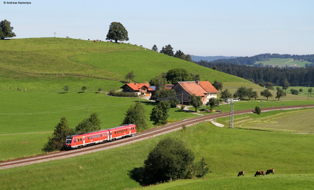 612 *** als RE 3183 (Nrnberg Hbf-Lindau Hbf) bei Heimhofen 17.8.11