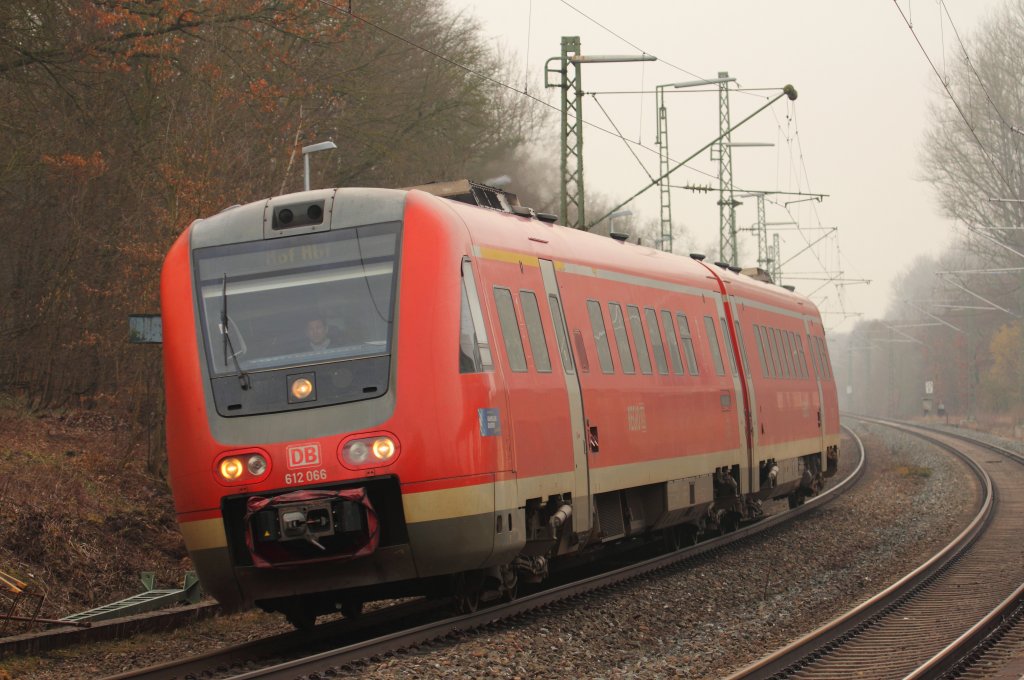 612 066 DB in Michelau am 09.03.2013.