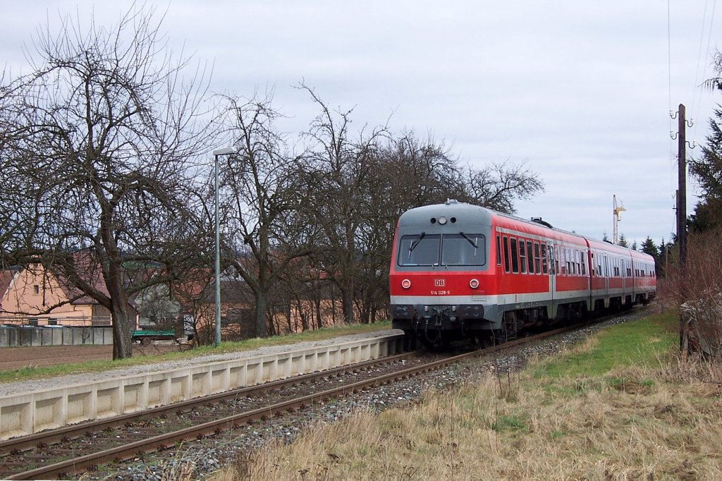 614 027/028 am 04.02.2007 in Raindorf.