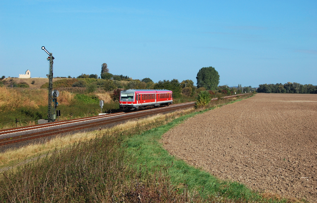  628 599 als RB 14276 Braunschweig Hbf - Goslar am Esig Schladen, 30.09.2012