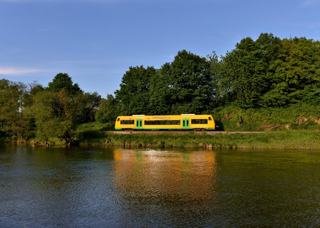 650 670 (VT 37) als RB nach Lam am 06.06.2013 bei Chamerau.