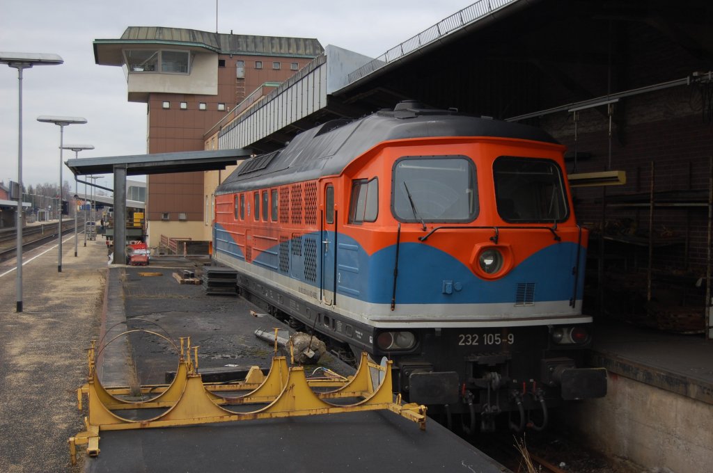 92 80 0 232 105-9 D-NBEG am 22.03.2010 in Weiden abgestellt.