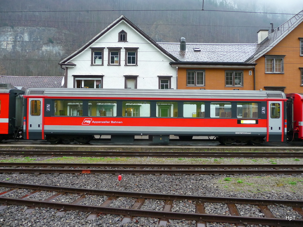 AB - Personenwagen 2 Kl. B 296 in Wasserauen am 15.04.2012