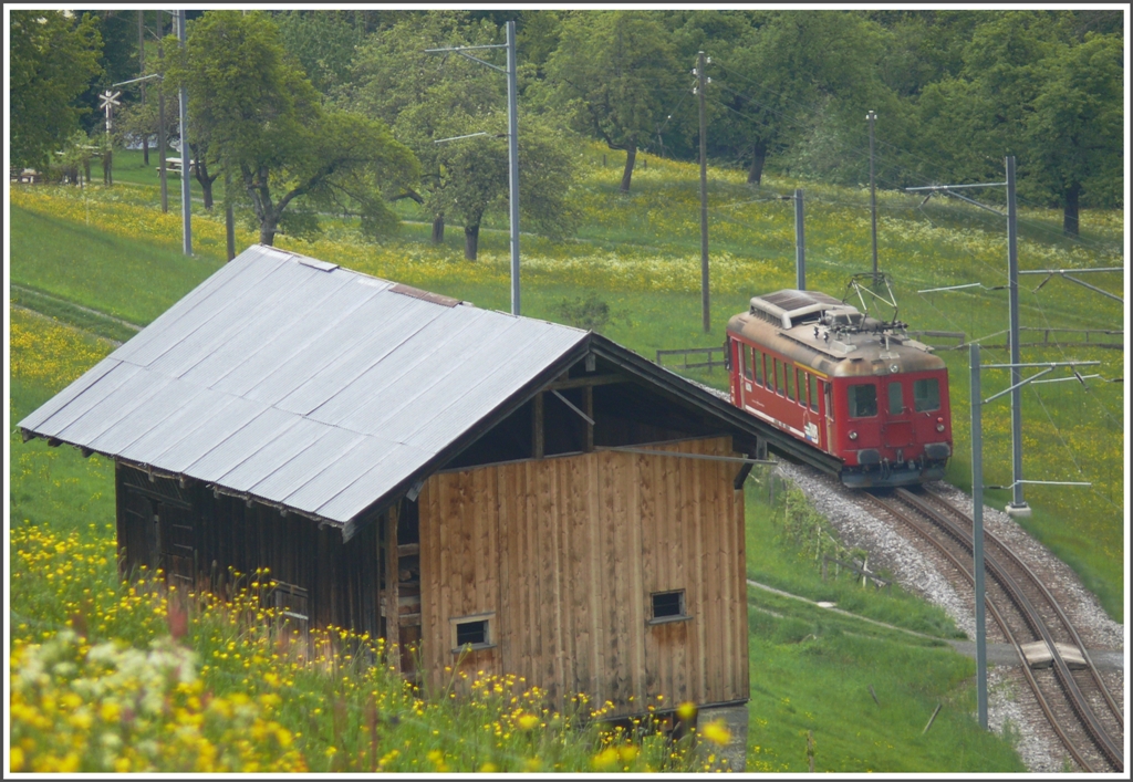 ABDeh 2/4 23 zwischen Heiden und Schwendi. (19.05.2010)