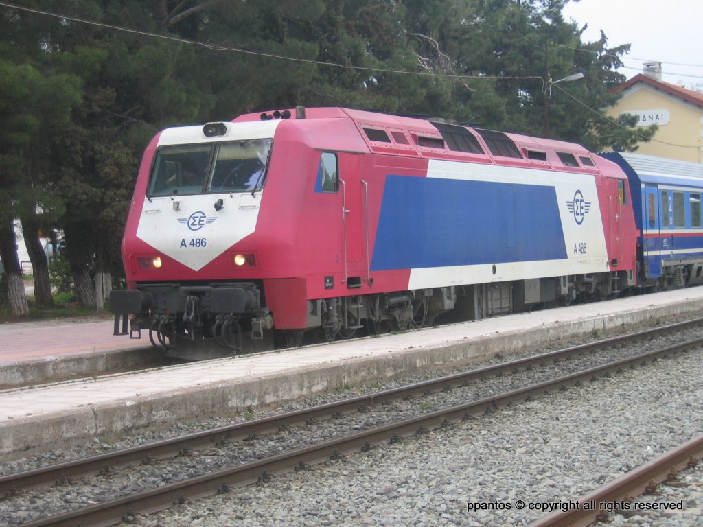 ADtranz A 486 at Afidnes RR station

