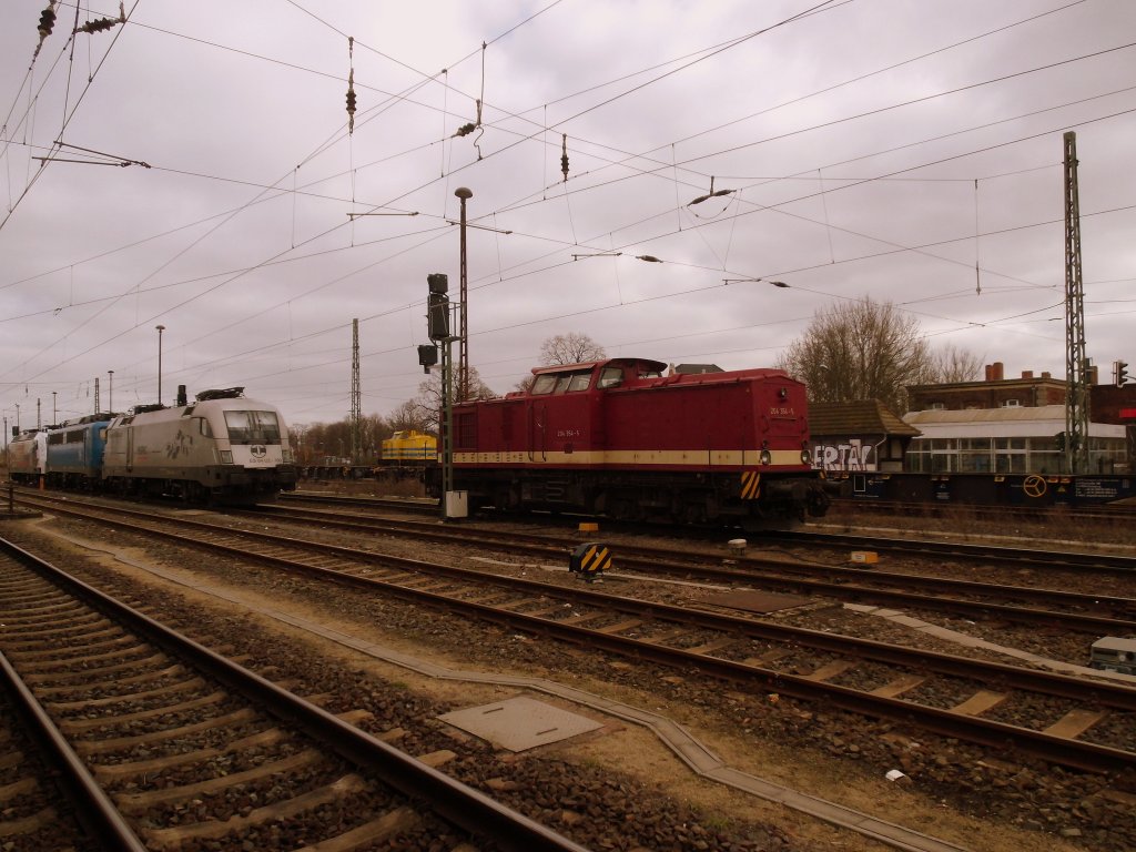 Am 03.03.2013 fuhr 204 354 (202 354)Lz von Stendal in Richtung Magdeburg.