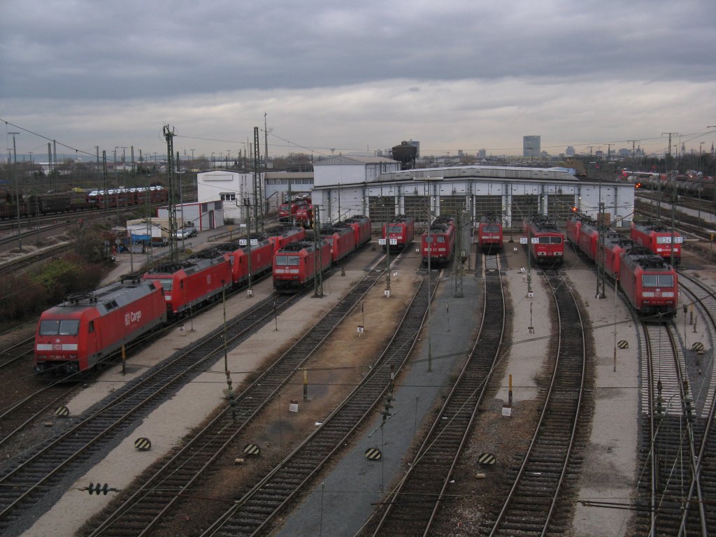 Am 03.12.09 in Mannheim Rangierbahnhof.