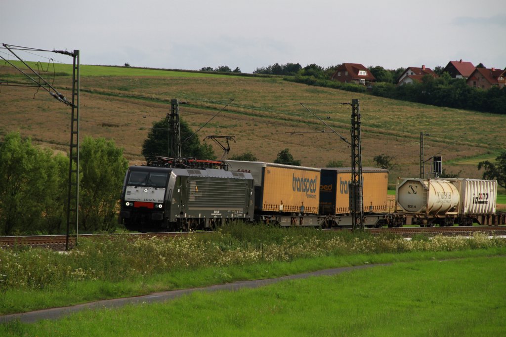 Am 18.07.2012 konnte ich in Melsungen bei Kassel die ES64F4 - 038(189 938)sichten.