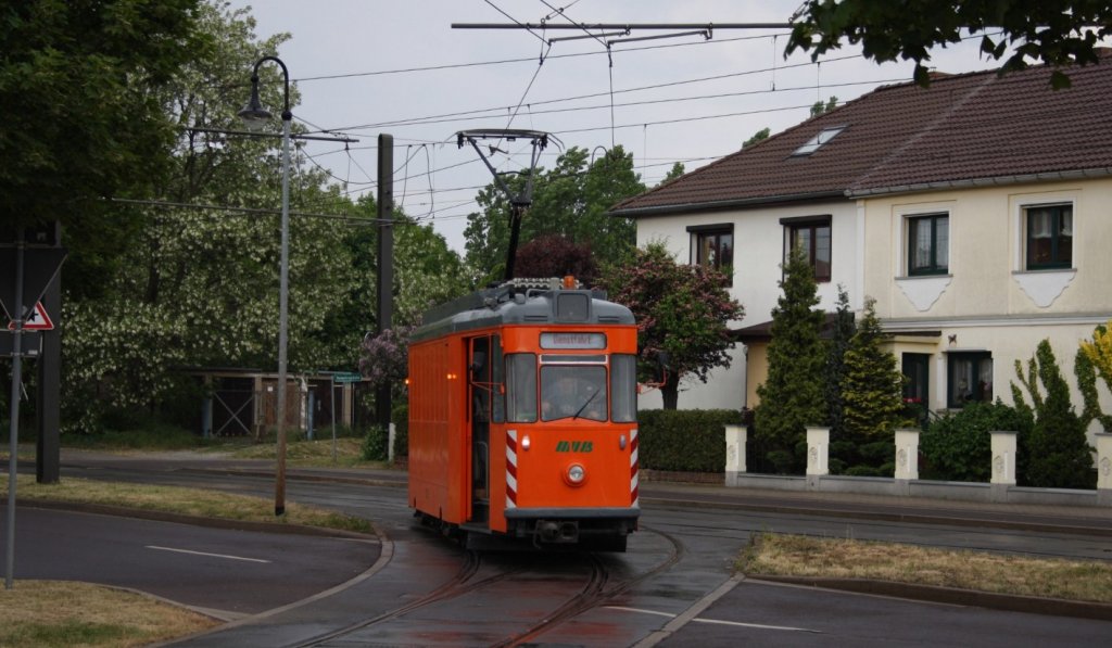 Arbeitstriebwagen der MVB am 14.5.2011