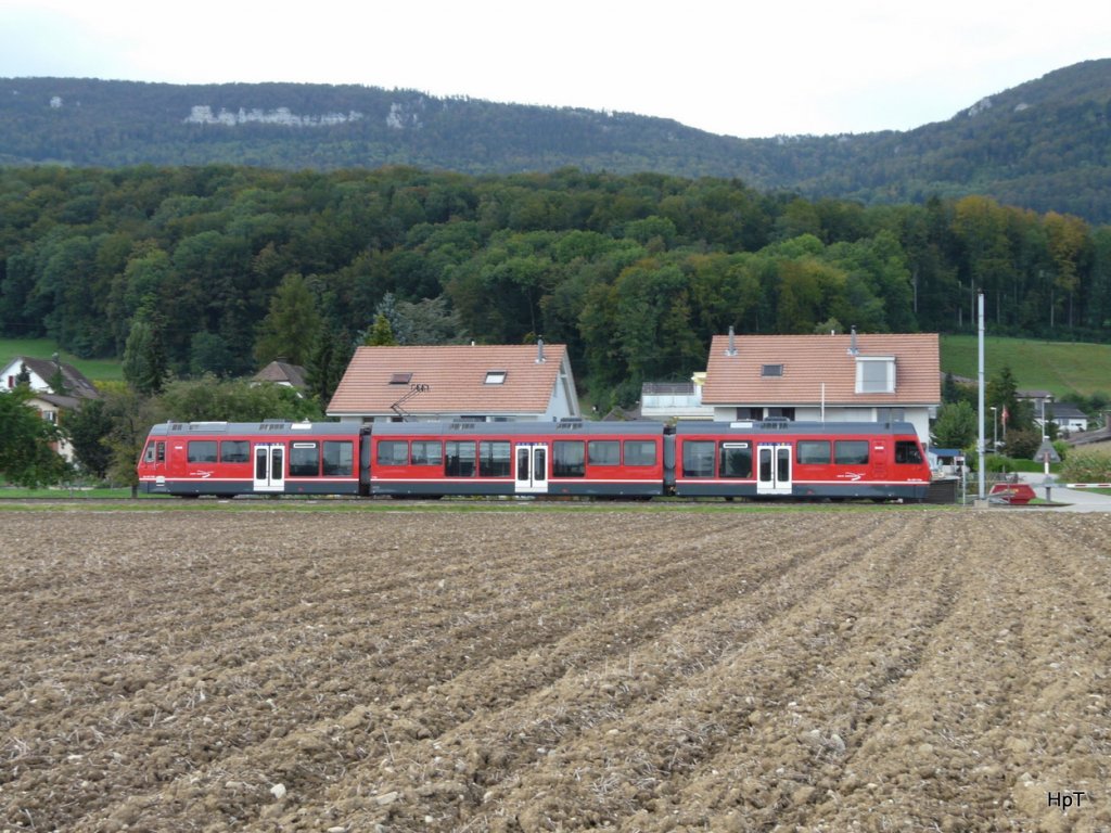 asm Oberaargau - Be 4/8 113 unterwegs bei Niderbipp am 14.09.2011