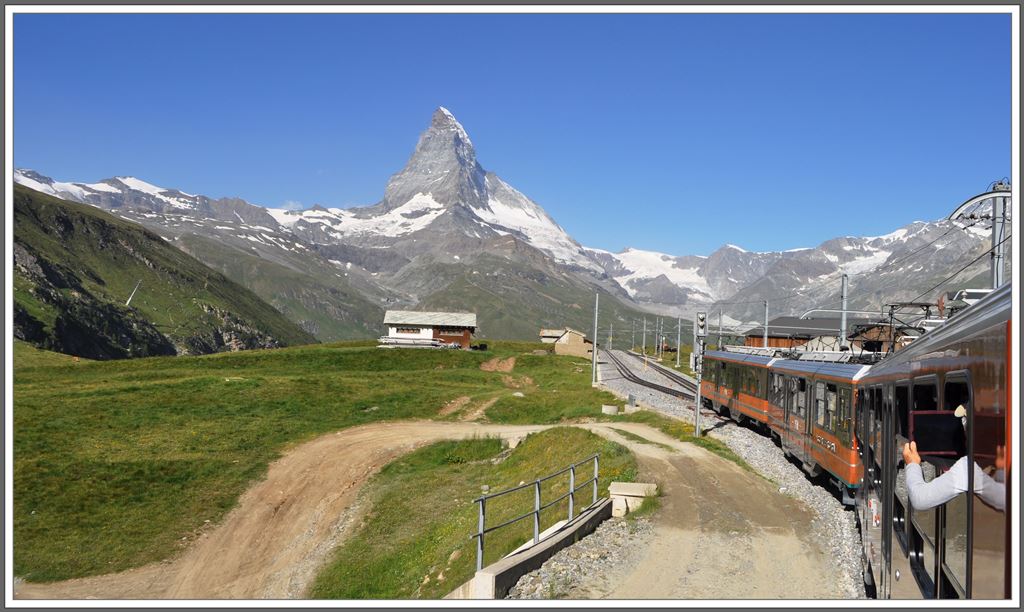 Ausweichstelle und Materialdepot auf Riffelboden 2348m. (05.08.2013)