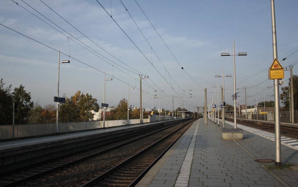 Bahnhof Langenhagen/Mitte bei Hannover am 21.10.2011