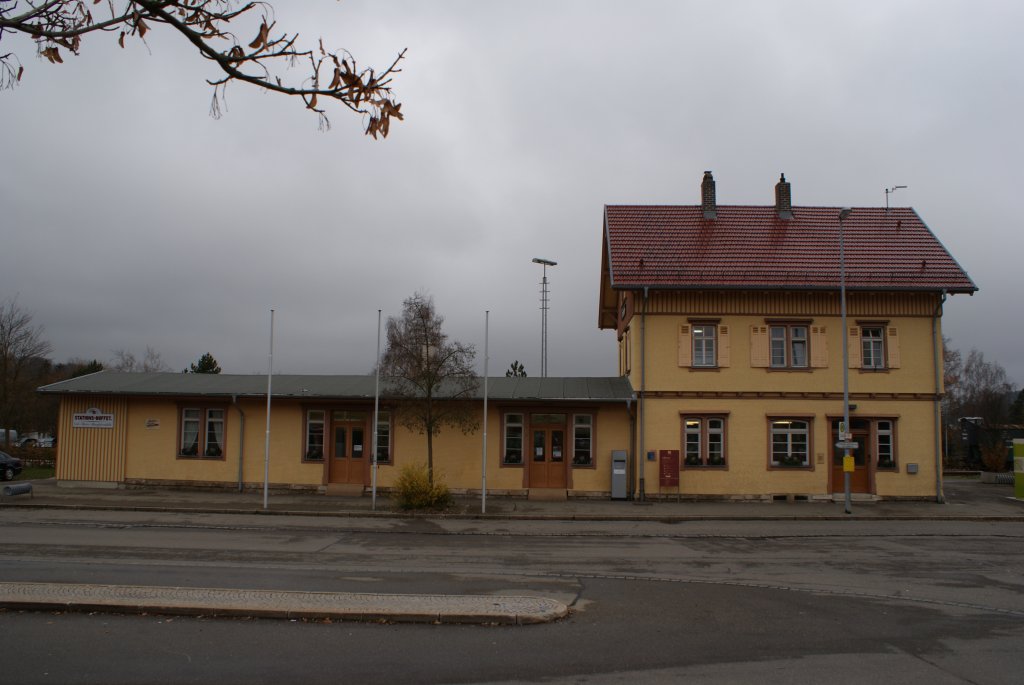 Bahnhof Mnsingen am 08.11.2009