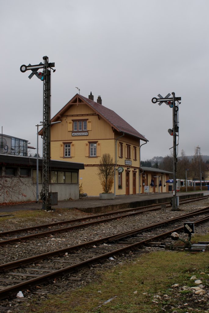 Bahnhof Mnsingen am 08.11.2009