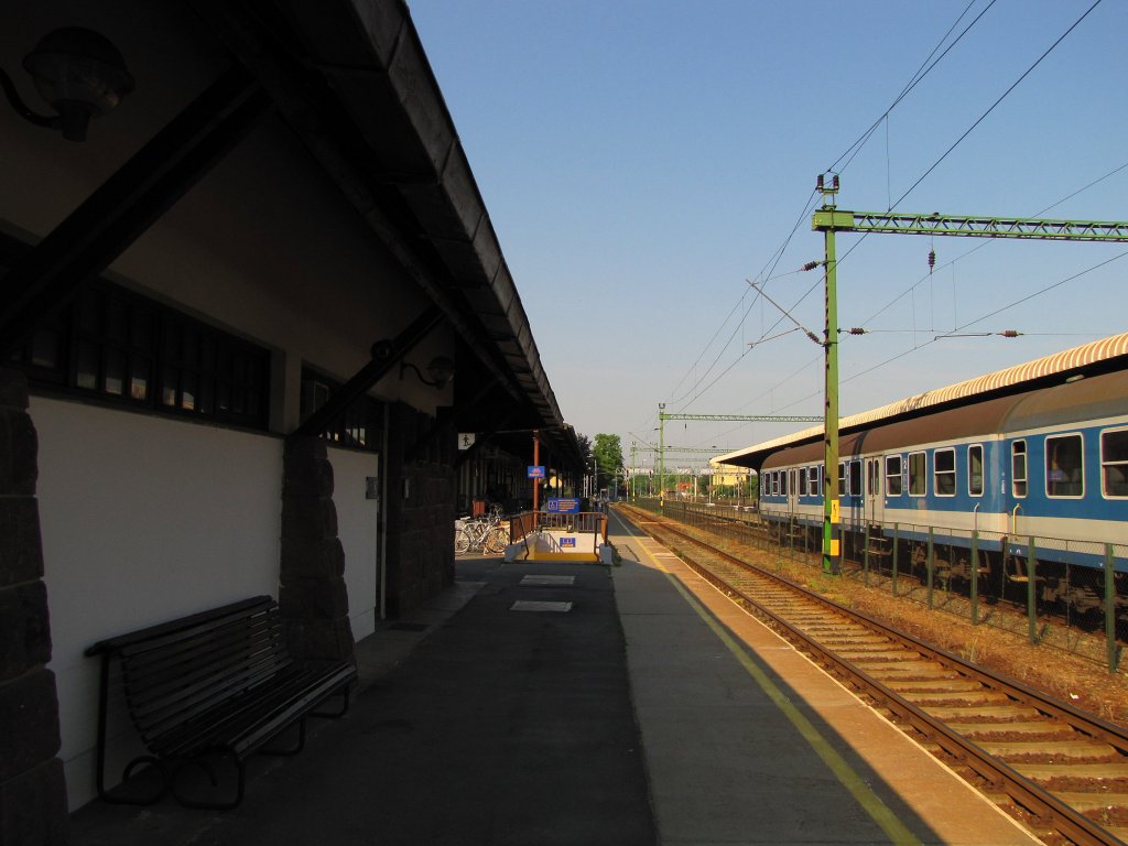 Bahnsteig 1 in Sifok; 31.05.2011