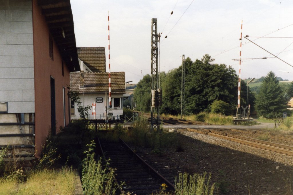 Bahnbergang bei Friedlos 1988