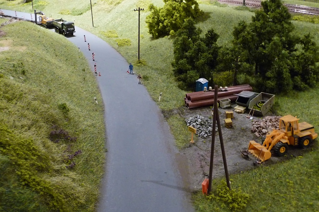 Baustelle auf der Schwarzwald-Modellbahn, 3.10.11