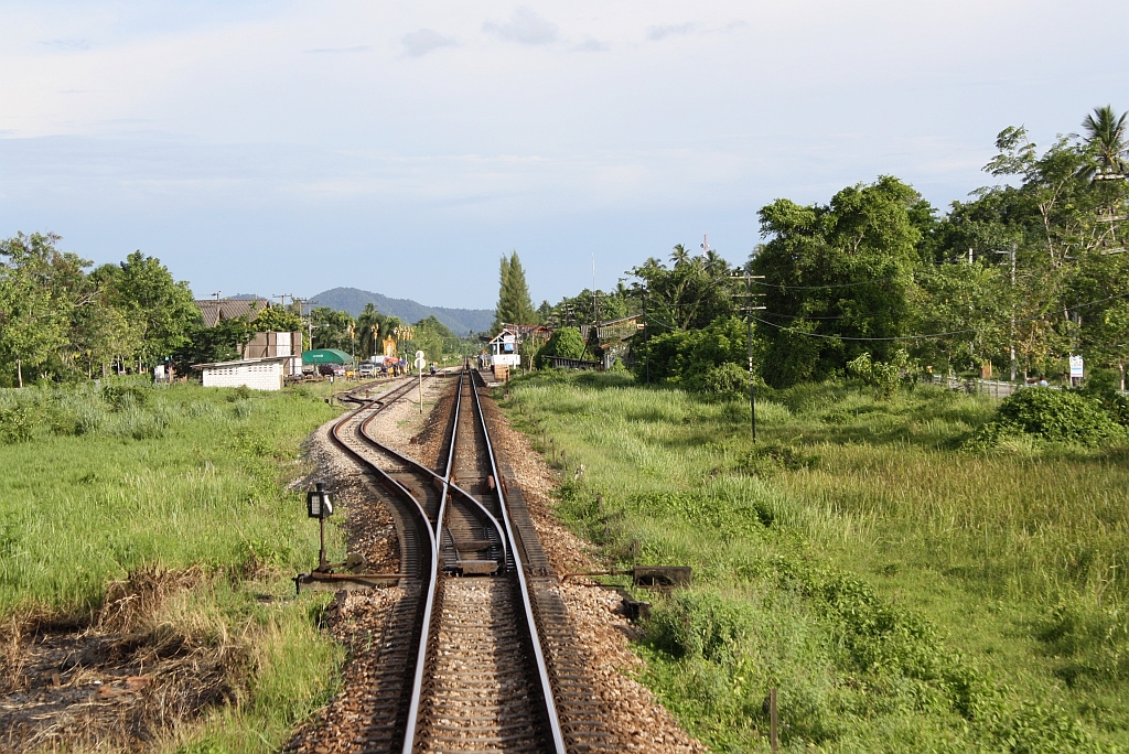 Bf. Sawi, Blickrichtung Ban Thung Pho Junction, am 17.Mai 2013. 
