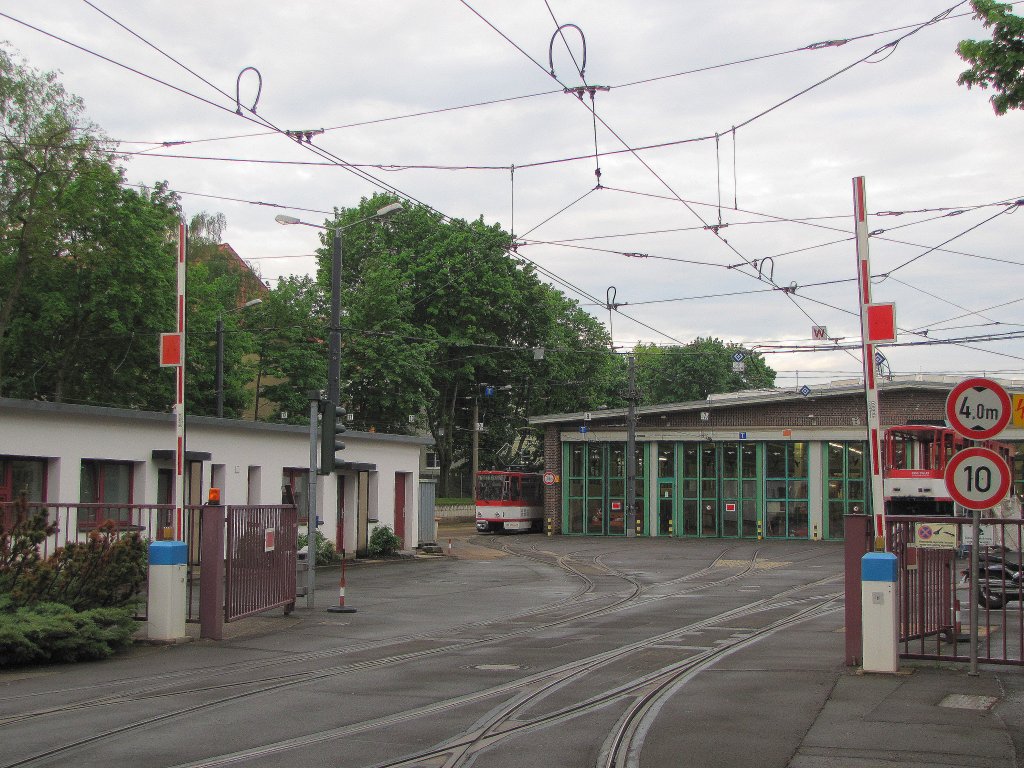 Blick in den Betriebshof in der Nordhuser Strae am 16.05.2013.