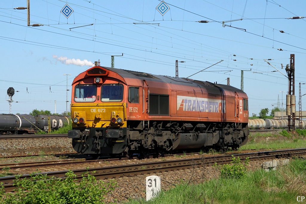 DE 672 der HGK weil am 1.5.2011 zur Sonntagsruhe in Grokorbetha.