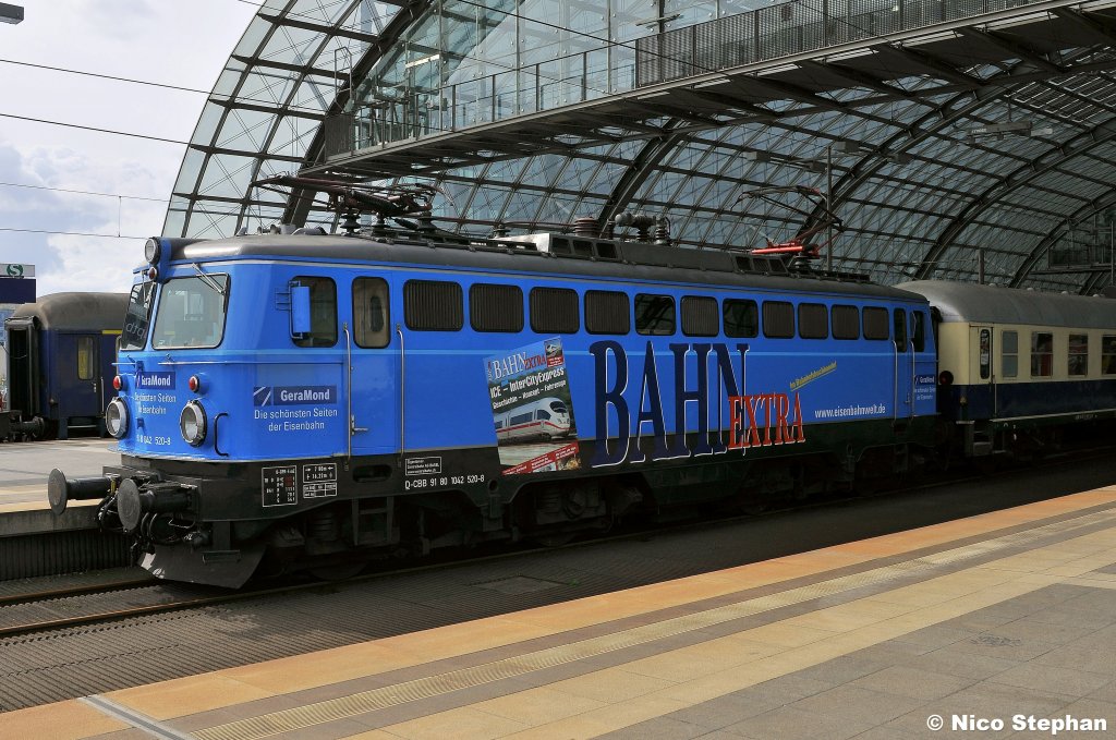 Die Geramond-Werbelok mal ganz entspannt von der Seite (Berlin Hbf 18.09.10)