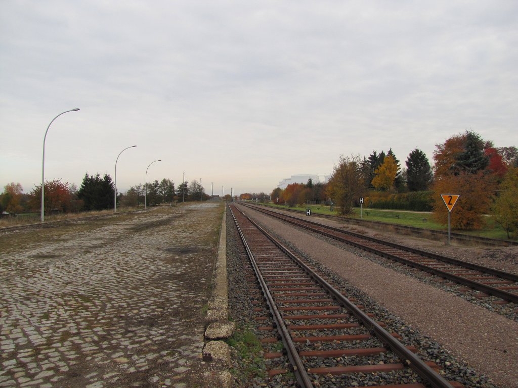 Die Gleisanlagen im Emleben; 02.11.2011