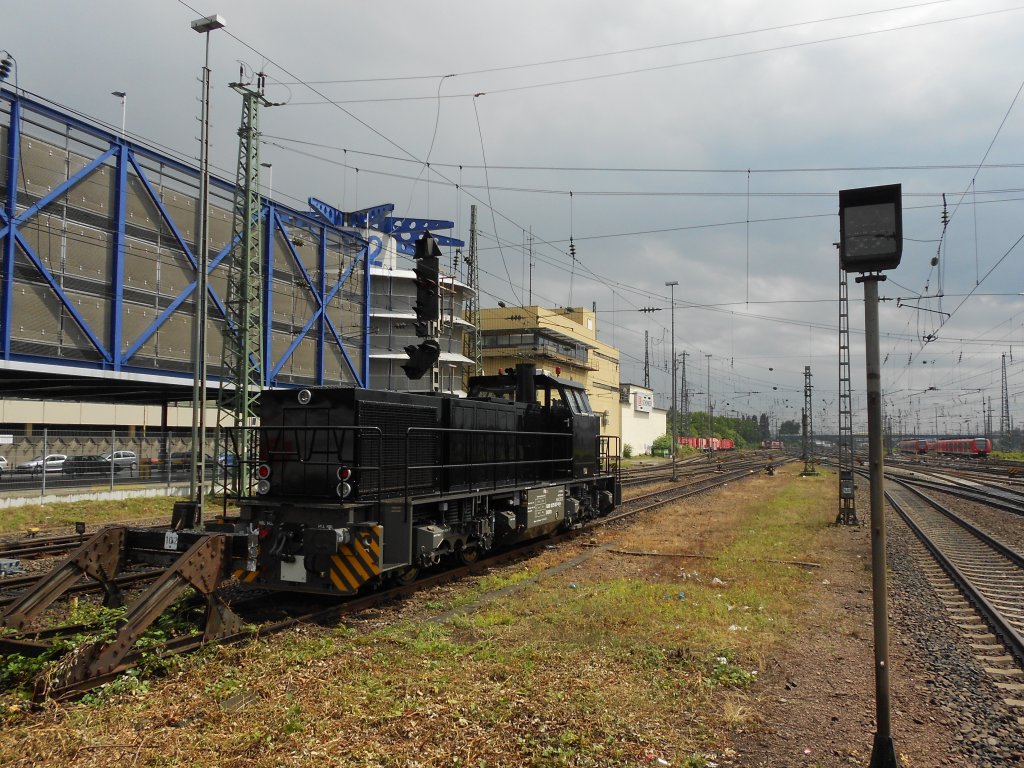 Diesellok 9280 1275 627-8-D am 21.07.2012 in MannheimHbf abgestellt