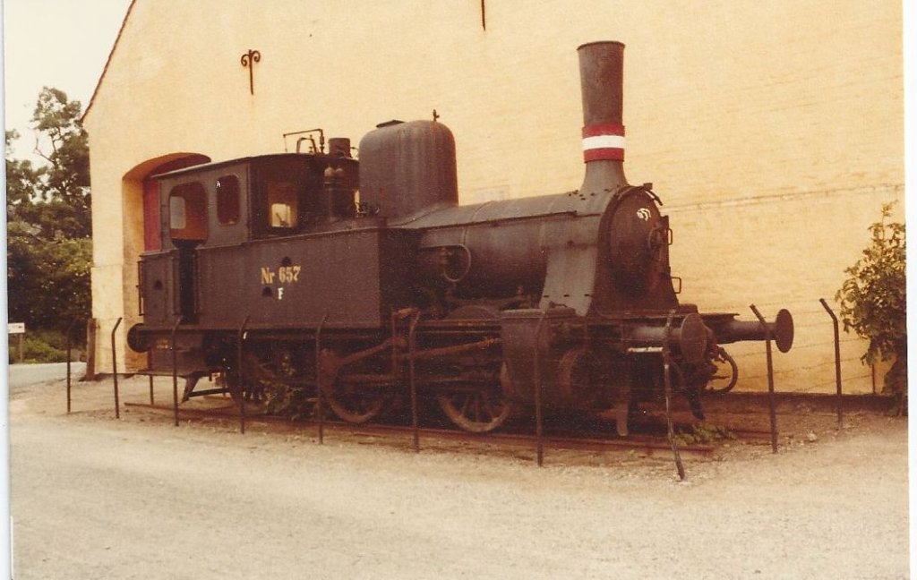  DSB Baureihe F 657 auf  Egeskov Veteran Museum 
Juli 1978