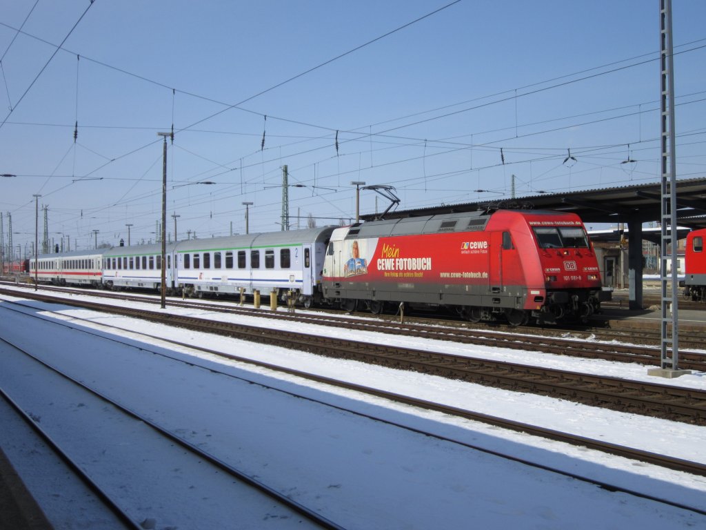 EC 249 nach Wroclaw am 25.03.13 in Cottbus.