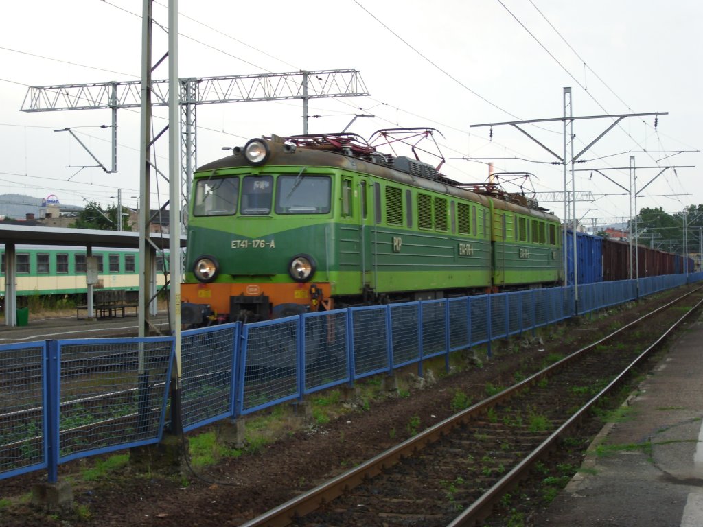 Eine ET41 in Bielsko Hbf