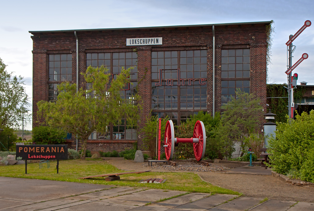 Eisenbahnerlebniszentrum Lokschuppen Pasewalk am 05.05.2012.